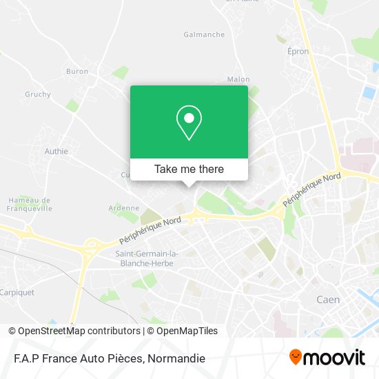 F.A.P France Auto Pièces map