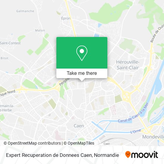 Mapa Expert Recuperation de Donnees Caen