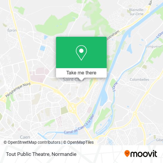 Tout Public Theatre map