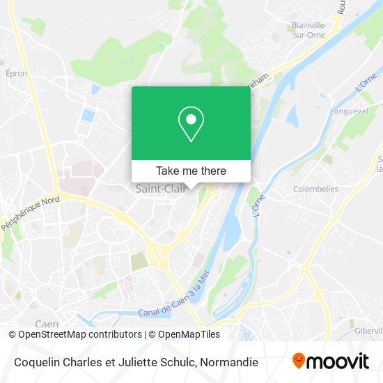 Coquelin Charles et Juliette Schulc map