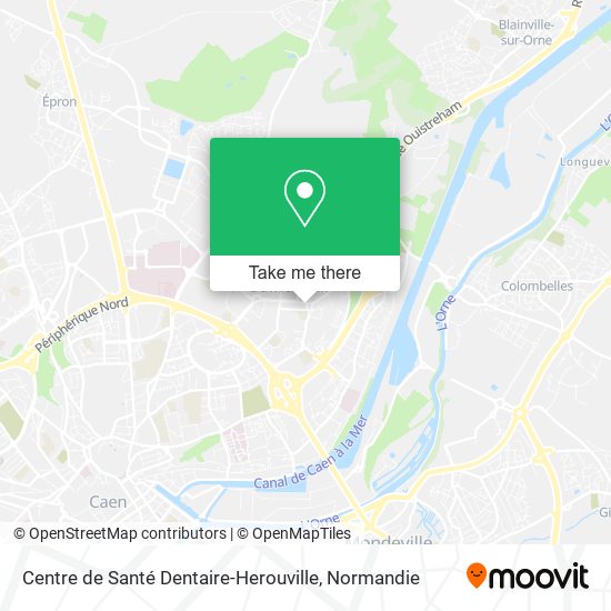 Centre de Santé Dentaire-Herouville map