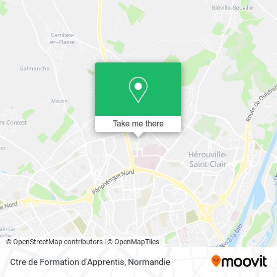 Ctre de Formation d'Apprentis map