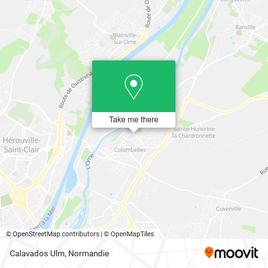 Mapa Calavados Ulm