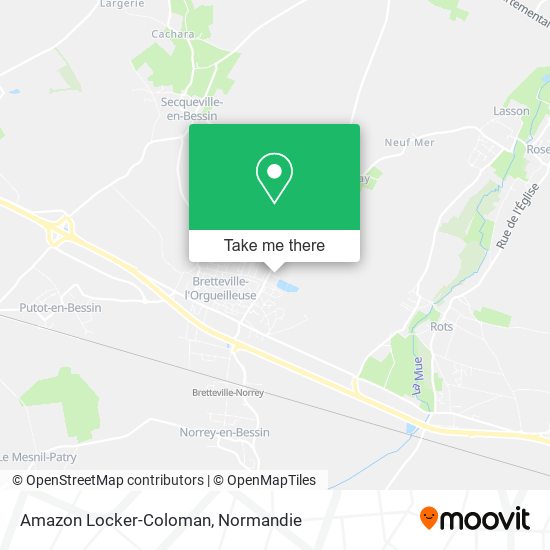 Mapa Amazon Locker-Coloman