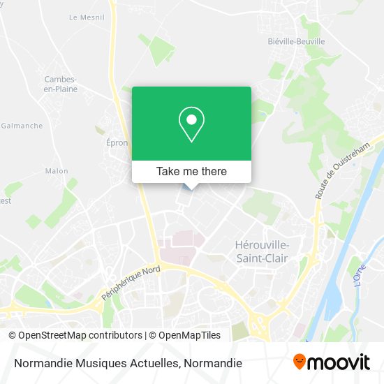 Mapa Normandie Musiques Actuelles