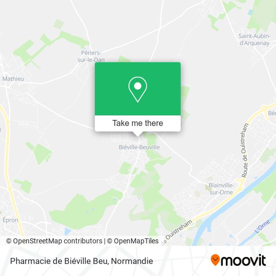 Pharmacie de Biéville Beu map