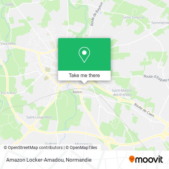 Mapa Amazon Locker-Amadou