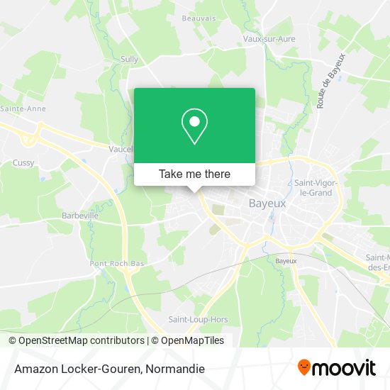 Mapa Amazon Locker-Gouren
