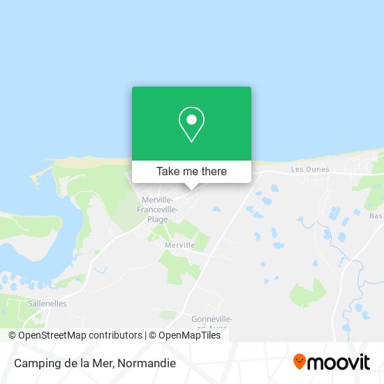 Mapa Camping de la Mer