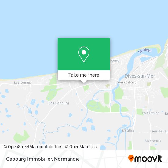 Cabourg Immobilier map