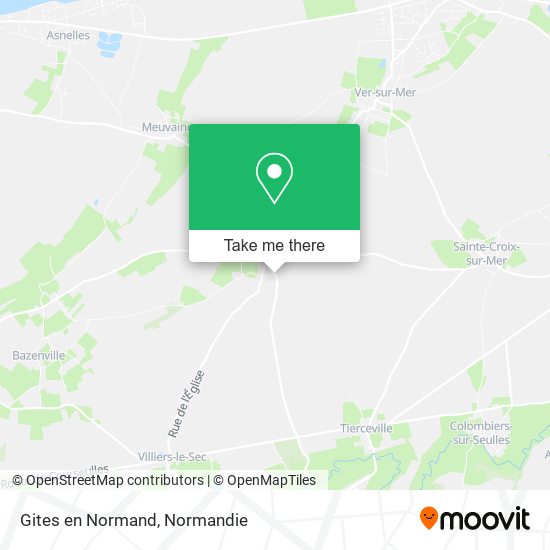 Mapa Gites en Normand
