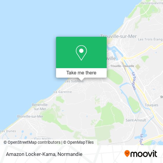 Amazon Locker-Kama map