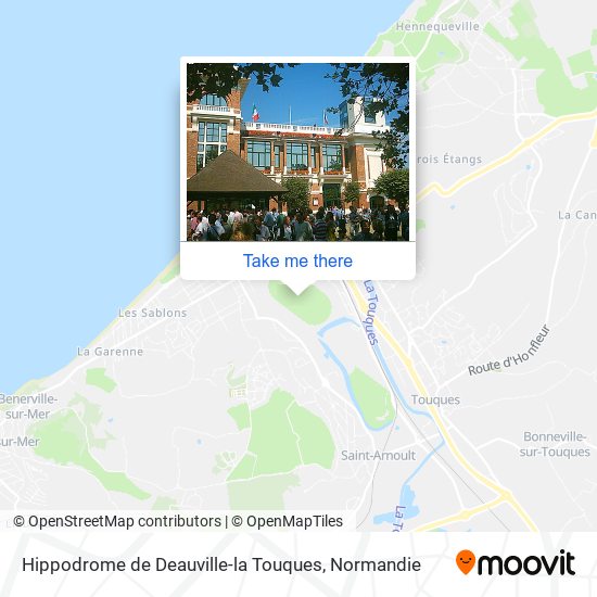 Hippodrome de Deauville-la Touques map