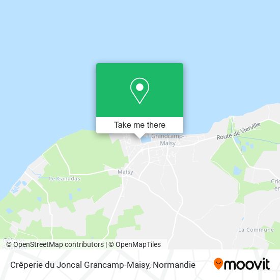 Crêperie du Joncal Grancamp-Maisy map