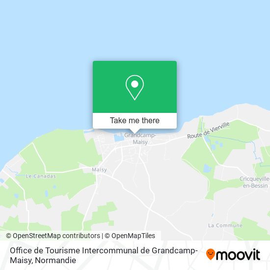 Office de Tourisme Intercommunal de Grandcamp-Maisy map