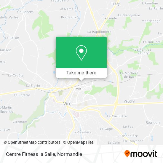 Centre Fitness la Salle map