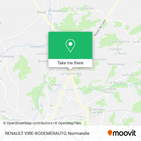 Mapa RENAULT VIRE-BODEMERAUTO