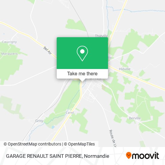 GARAGE RENAULT SAINT PIERRE map