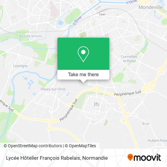 Lycée Hôtelier François Rabelais map