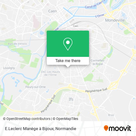 E.Leclerc Manège à Bijoux map