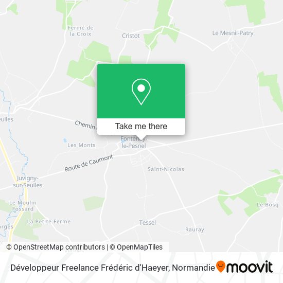 Développeur Freelance Frédéric d'Haeyer map