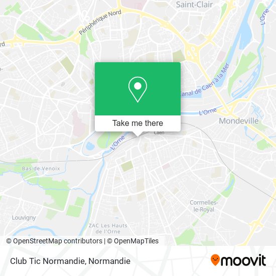 Club Tic Normandie map