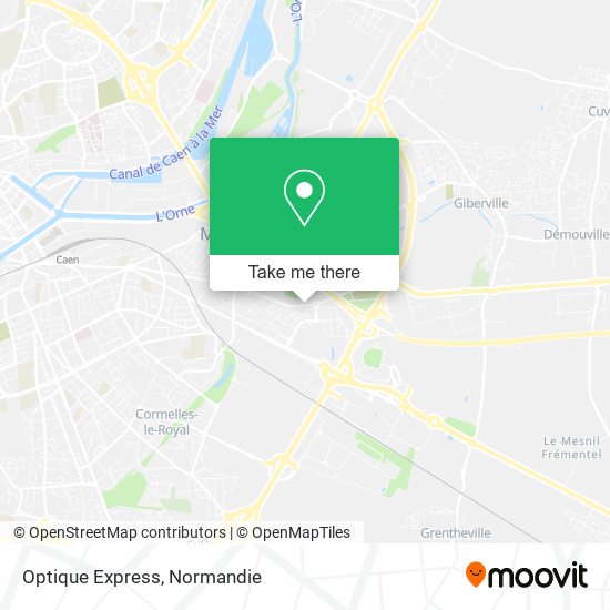 Optique Express map