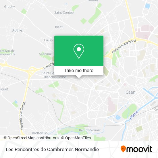 Les Rencontres de Cambremer map