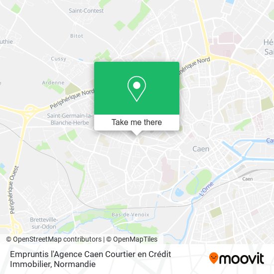 Empruntis l'Agence Caen Courtier en Crédit Immobilier map