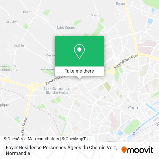 Foyer Résidence Personnes Âgées du Chemin Vert map
