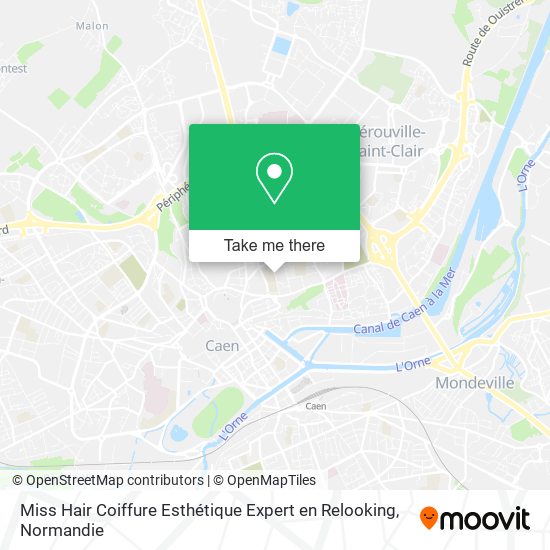 Miss Hair Coiffure Esthétique Expert en Relooking map