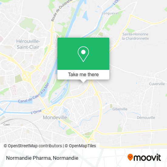 Normandie Pharma map