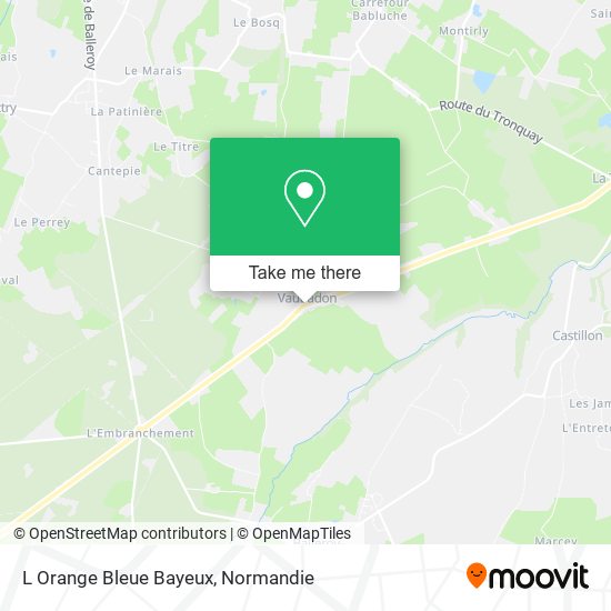 L Orange Bleue Bayeux map