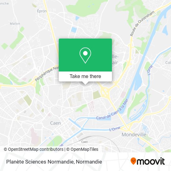 Planète Sciences Normandie map