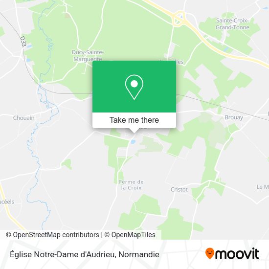 Église Notre-Dame d'Audrieu map