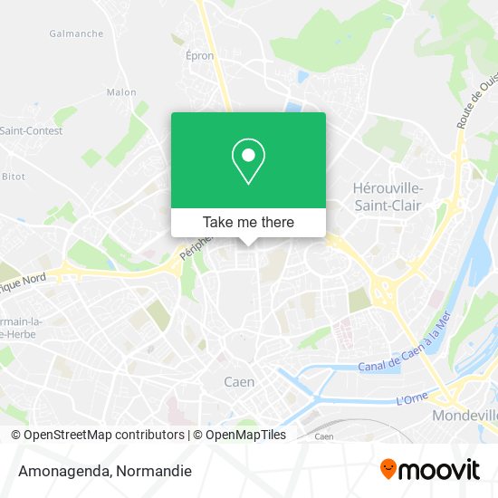 Amonagenda map