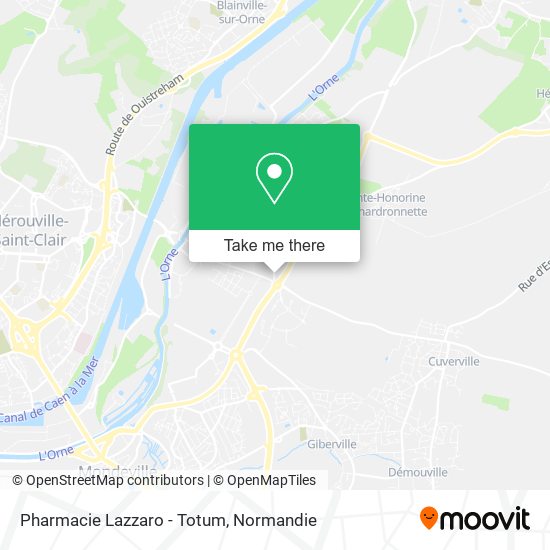 Mapa Pharmacie Lazzaro - Totum