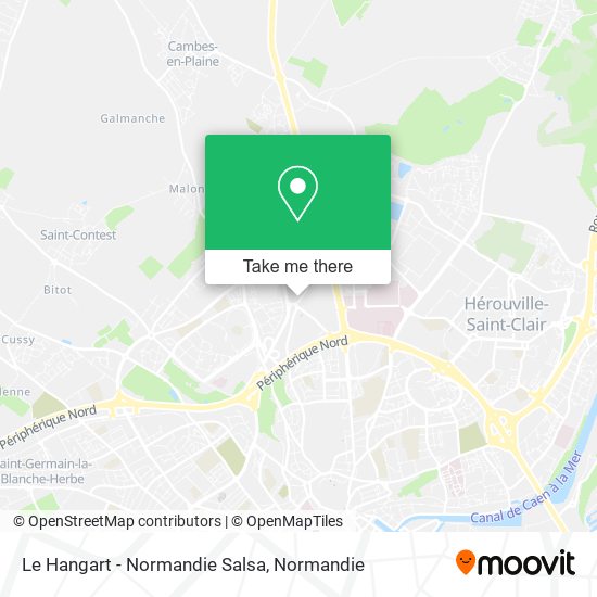 Le Hangart - Normandie Salsa map