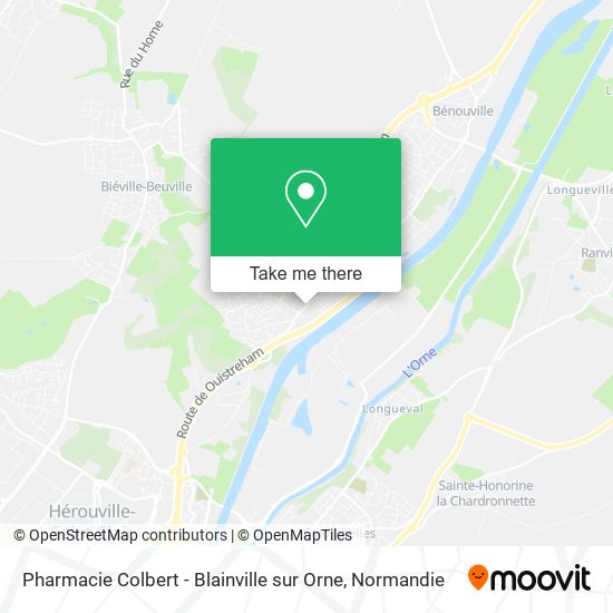 Mapa Pharmacie Colbert - Blainville sur Orne