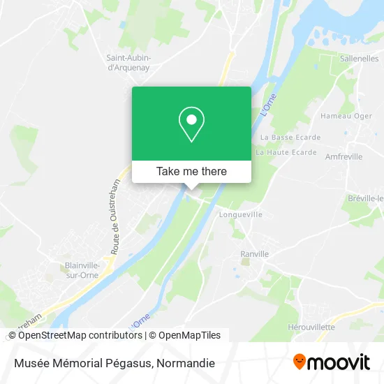 Mapa Musée Mémorial Pégasus