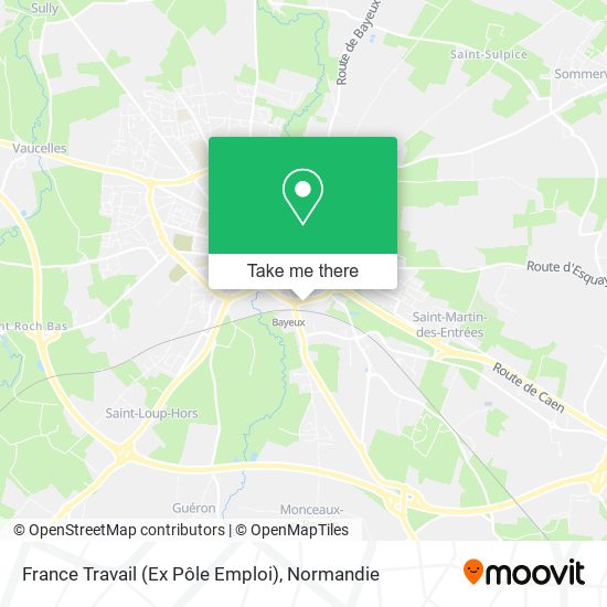 France Travail (Ex Pôle Emploi) map