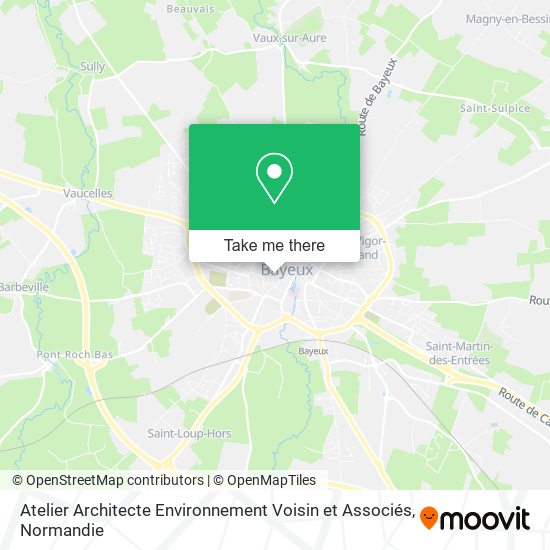 Atelier Architecte Environnement Voisin et Associés map