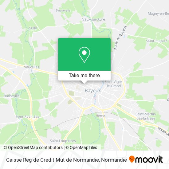 Caisse Reg de Credit Mut de Normandie map