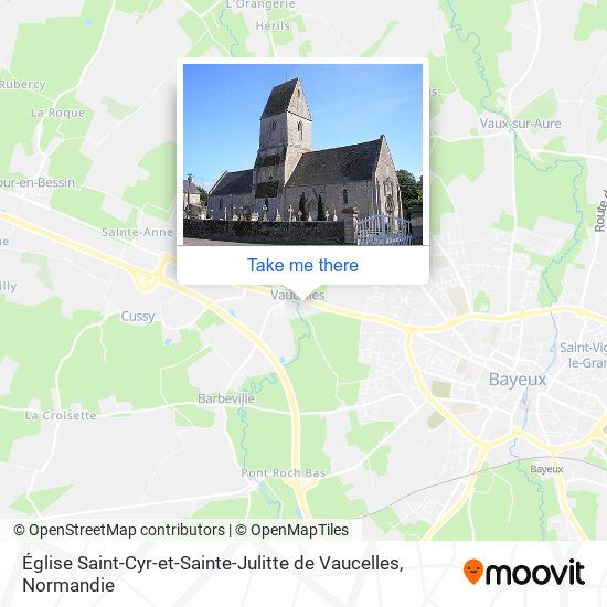 Église Saint-Cyr-et-Sainte-Julitte de Vaucelles map