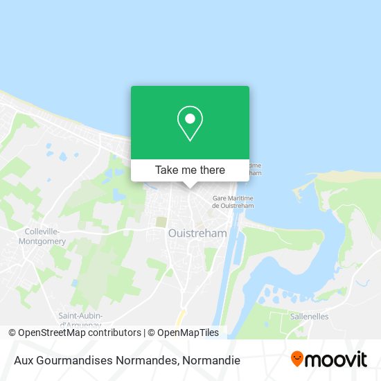 Aux Gourmandises Normandes map