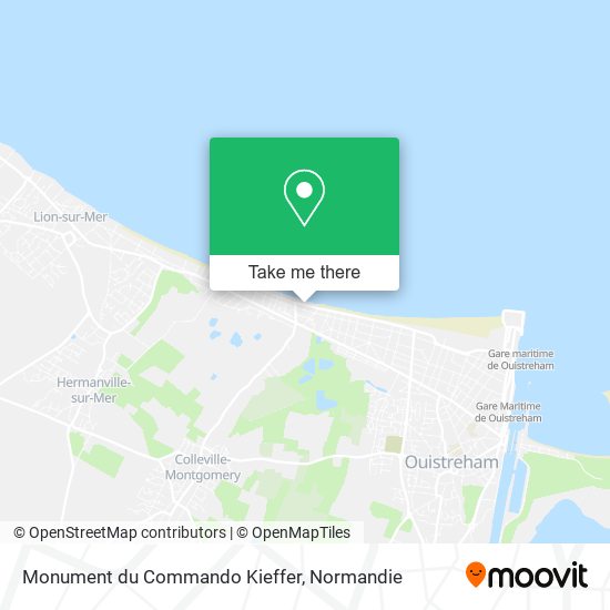 Monument du Commando Kieffer map