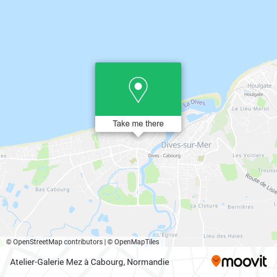 Atelier-Galerie Mez à Cabourg map