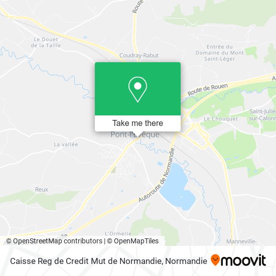 Caisse Reg de Credit Mut de Normandie map