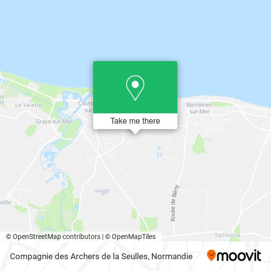 Mapa Compagnie des Archers de la Seulles