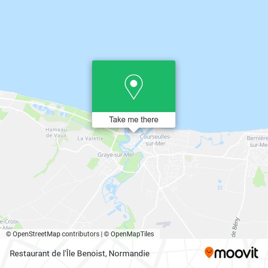 Mapa Restaurant de l'Île Benoist